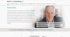 Desktop Screenshot of peterkentconsulting.com